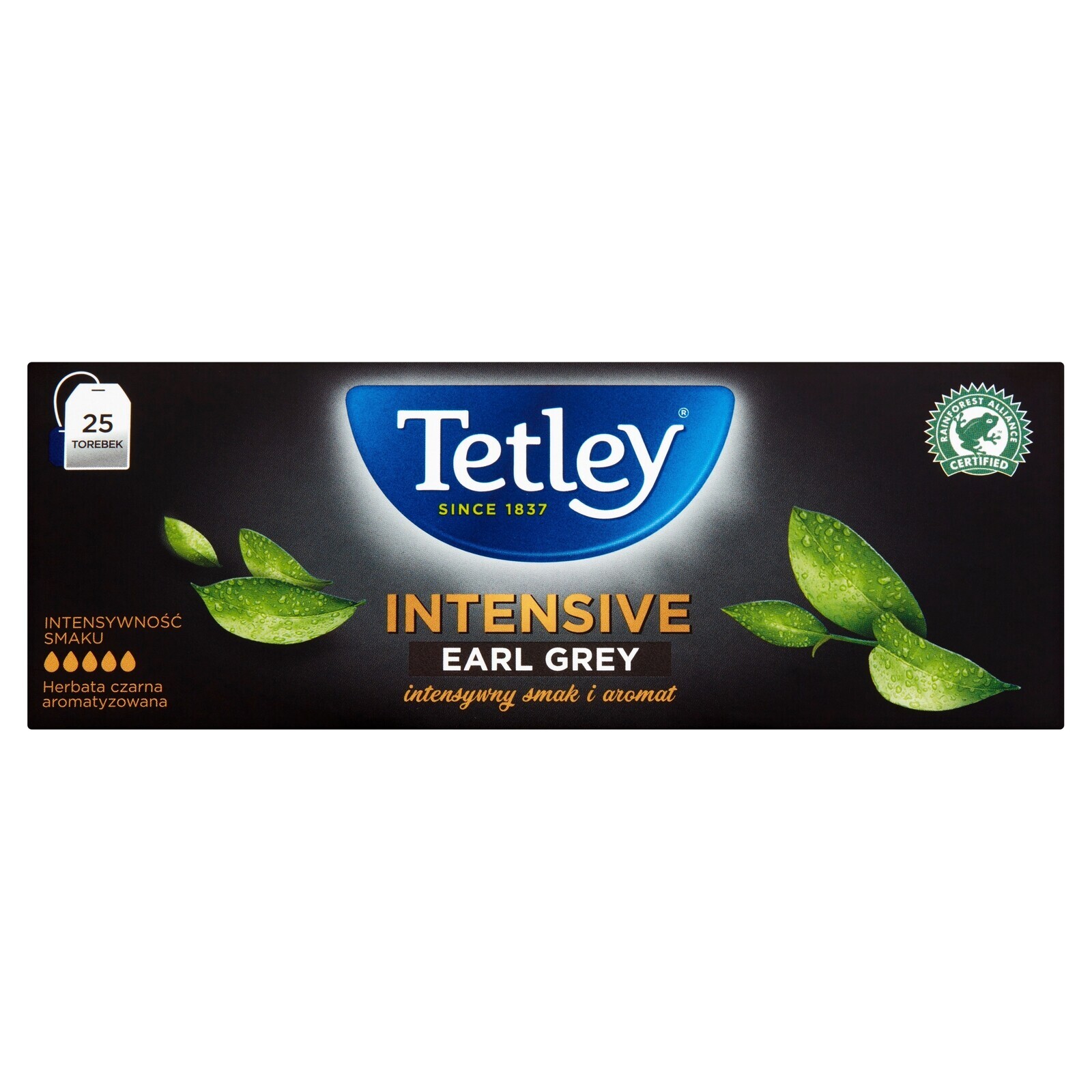 Čaj Tetley Intensive Earl Grey 25 x 2 g