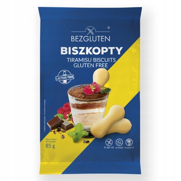 3x Bezlepkové piškoty 85 g Bezgluten
