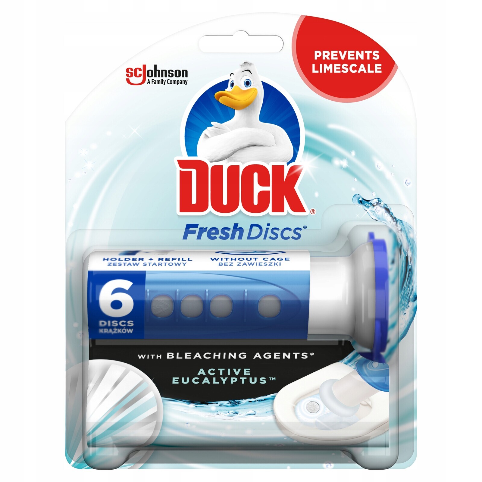 Duck Wc gelový kotouč Eucalyptus 36 ml