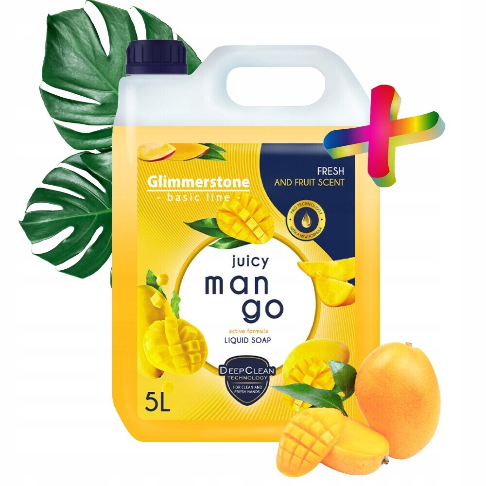 Glimmerstone Krémové Tekuté Mýdlo Na Ruce Hydratační Čerstvé Mango 5 L