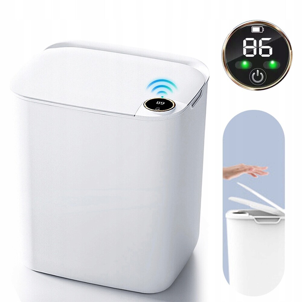 Inteligentní Koš 18 L S Infračerveným Senzorem Odolný Proti Nárazům