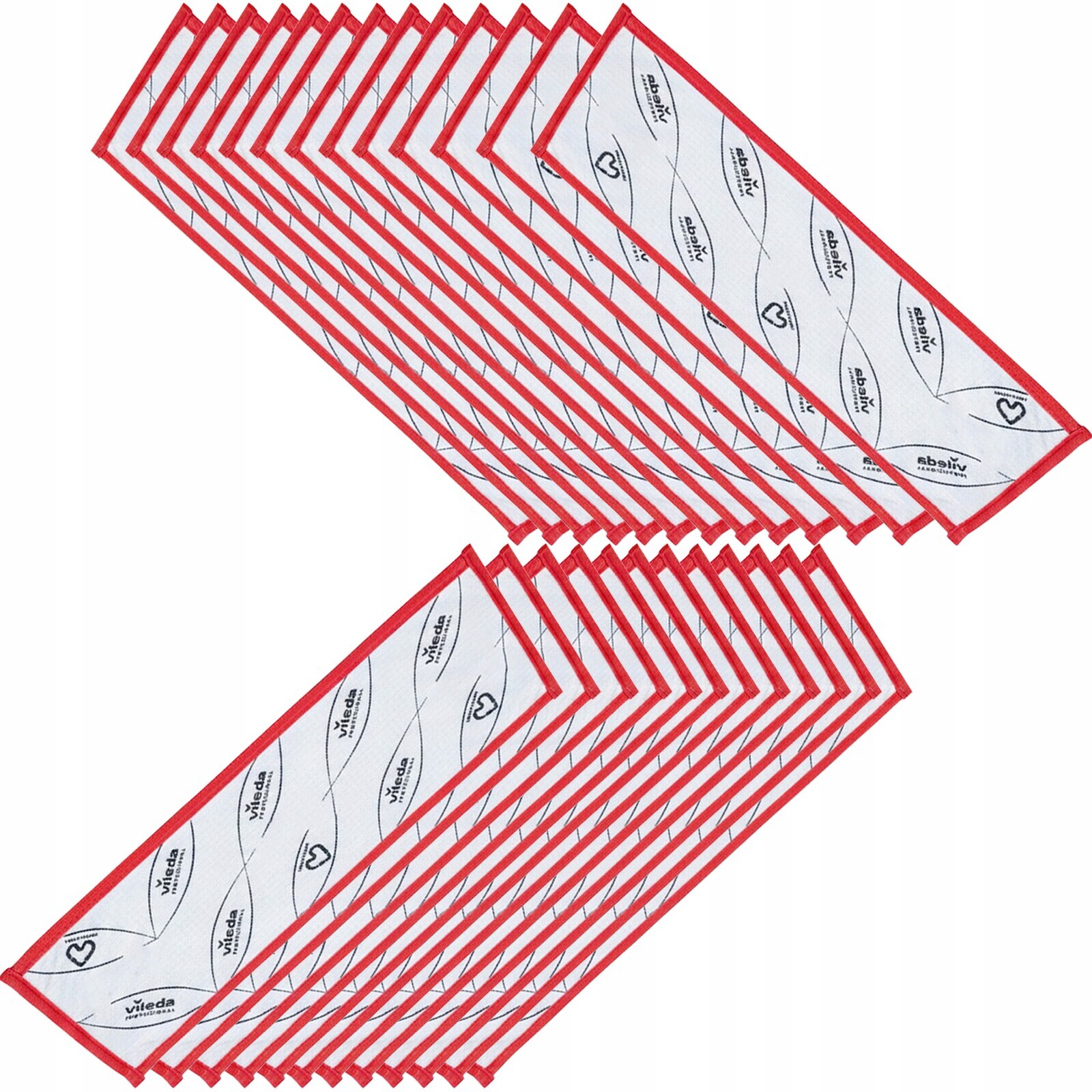 Náplň 25 Ks Mop Vileda Professional R-microone Combispeed Pro Mikrovlákno