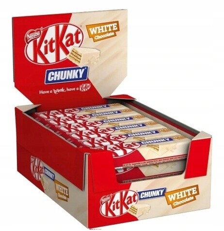 Tyčinka KitKat Chunky White Chocolate 40 g/24 kusů
