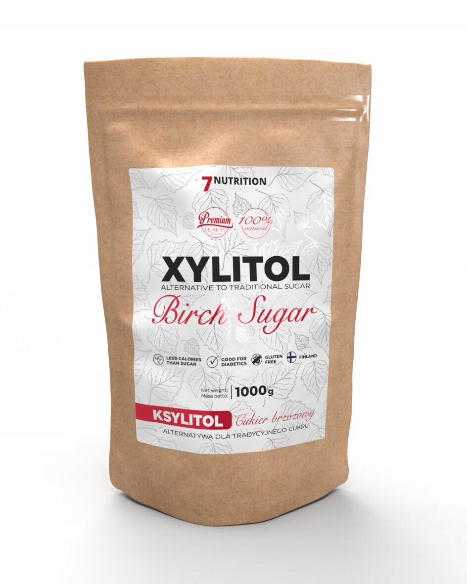 7NUTRITION Březový Xylitol 1kg Přírodní Xylitol
