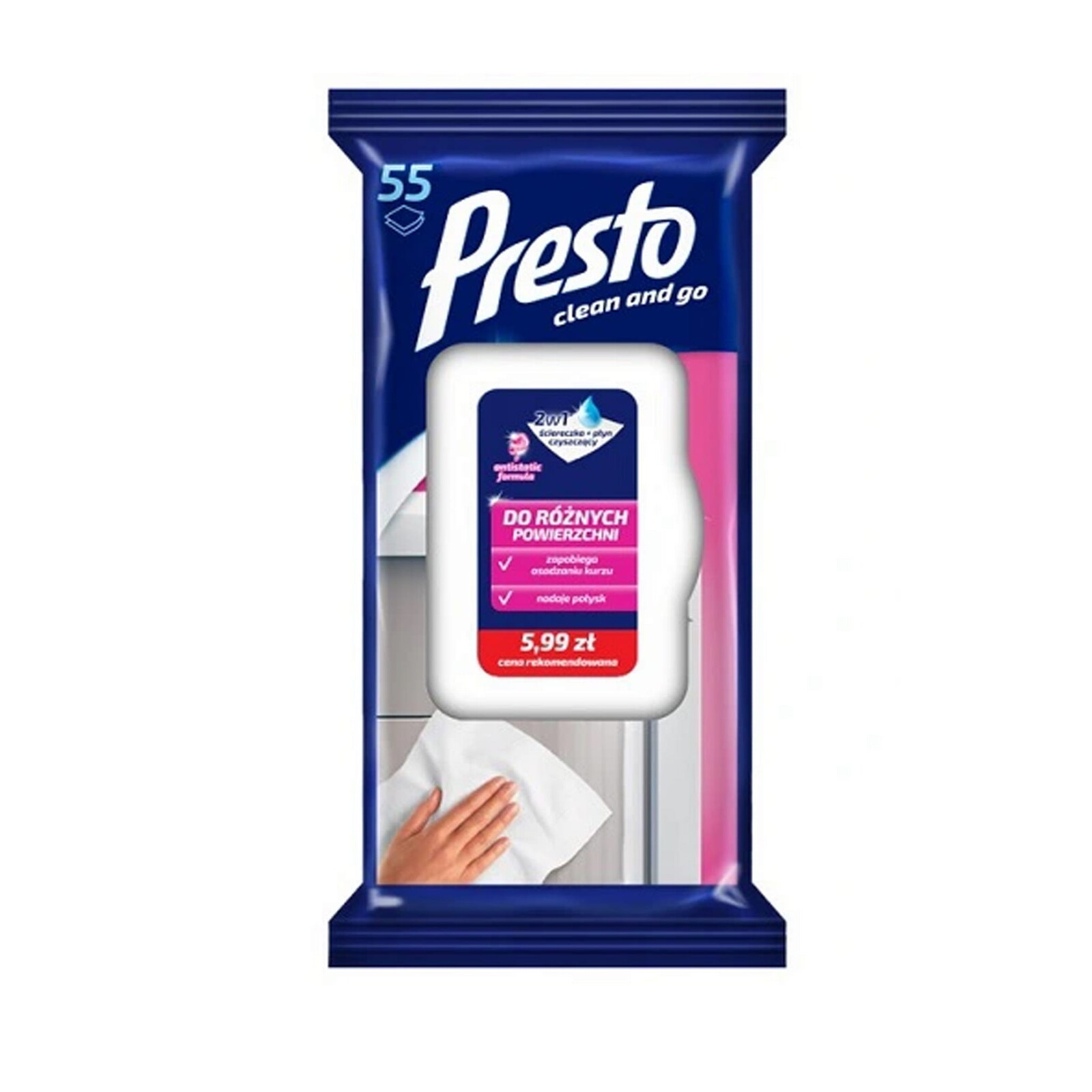 Presto 55ks Různé povrchy