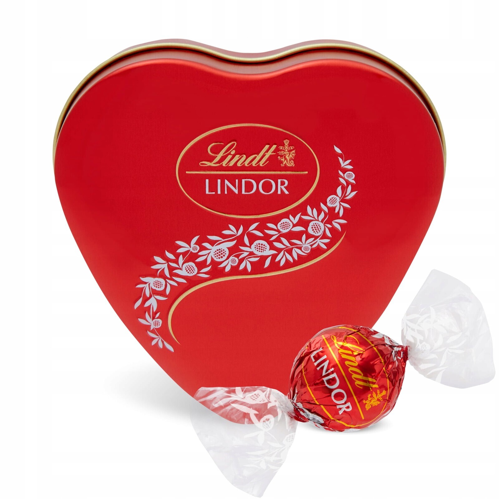 Bonboniéra Pralinky Lindt Valentýnské srdce dárek 187 g plechovka