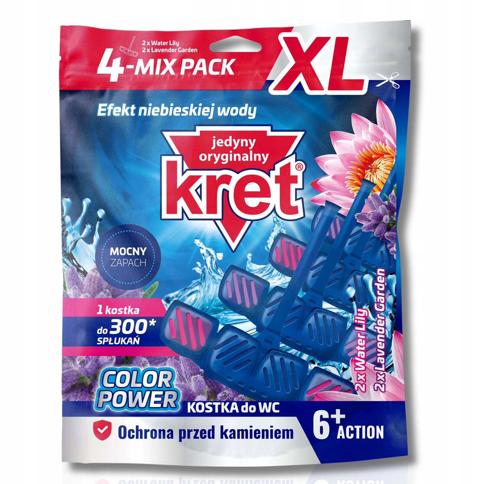 Kret Wc kostky Lily Lavenda 4x40 g