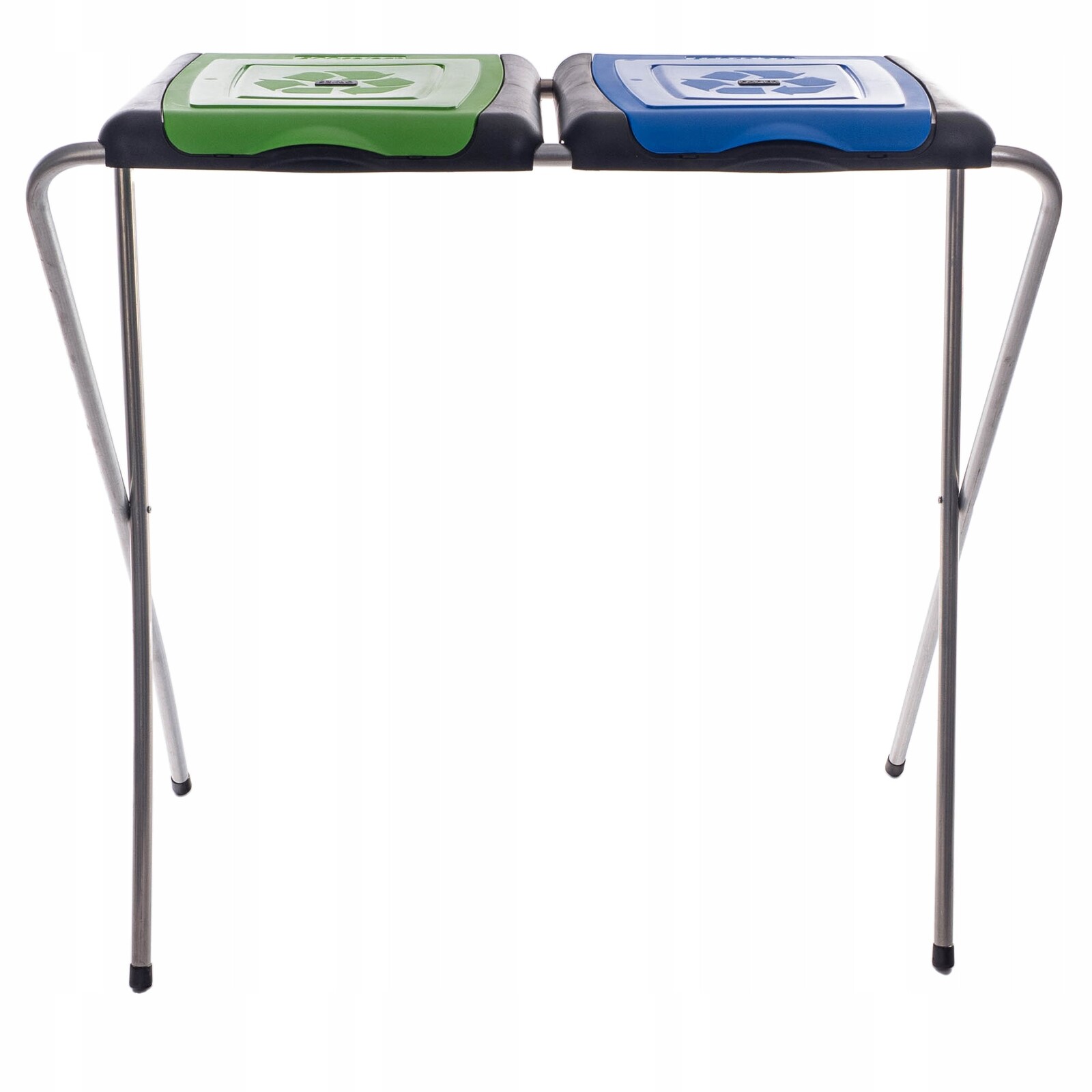 Stojan/stojan na pytle na tříděný odpad ECOselect 2 Zeleno-modrý