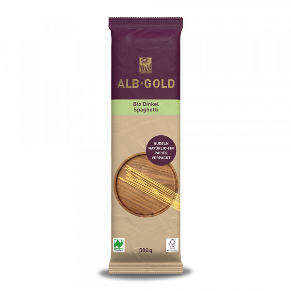 3X Těstoviny (orkišový) Špagety Bio 500 g Alb-gold
