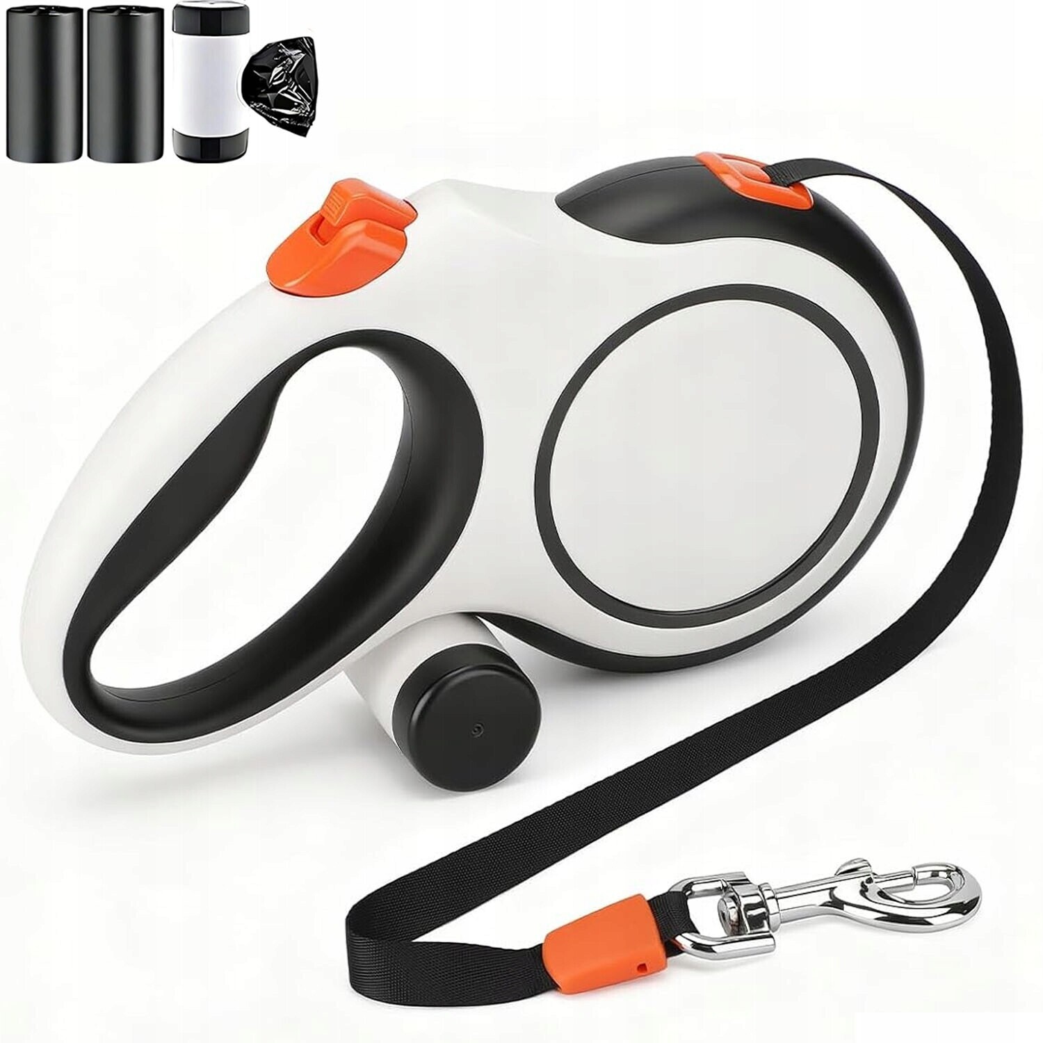 Vodítko 8 m pro velké psy Vodítko s blokádou a dávkovačem