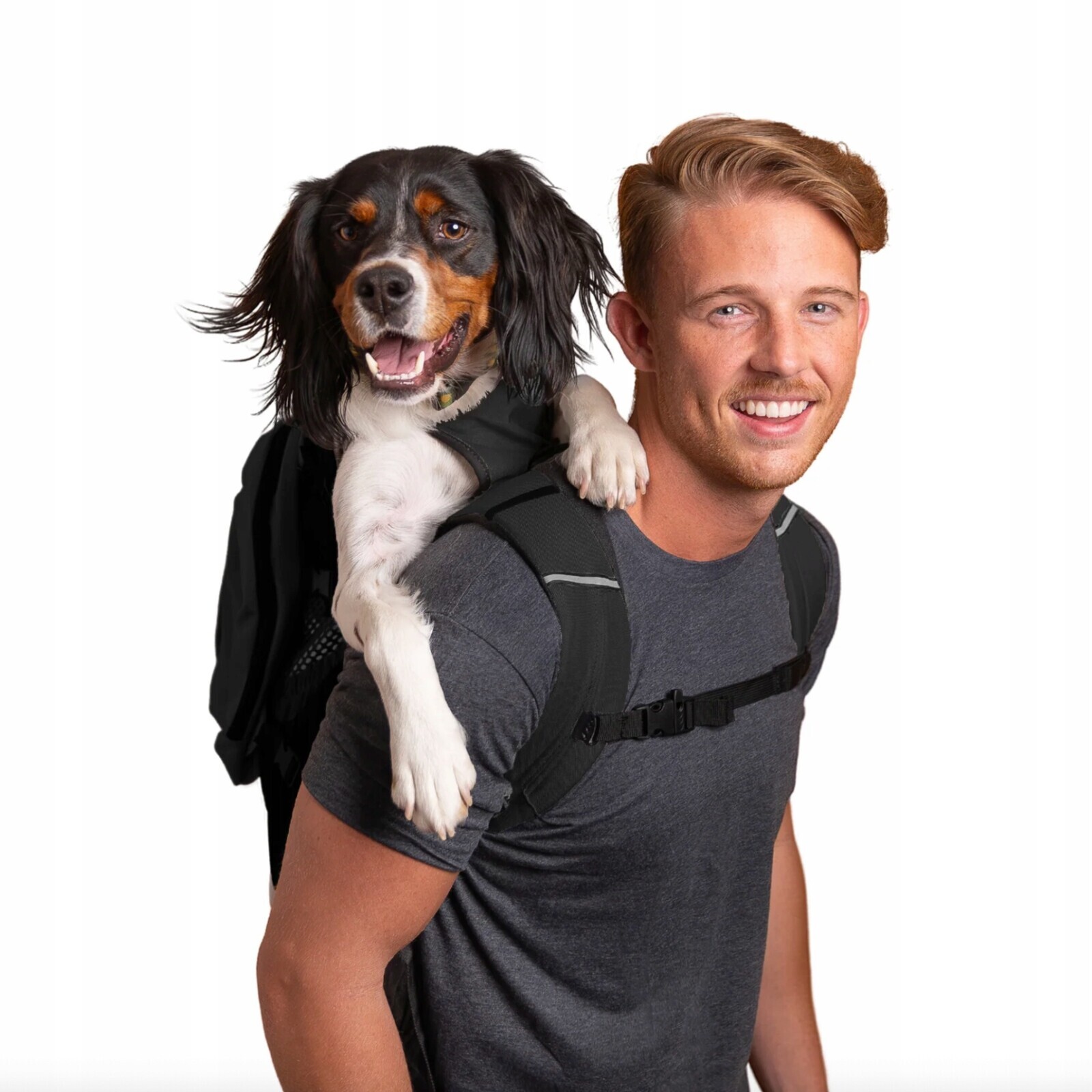 Batoh pro psa K9 Sports sack Plus 2 batoh na psa do 12 kg velikost M černý