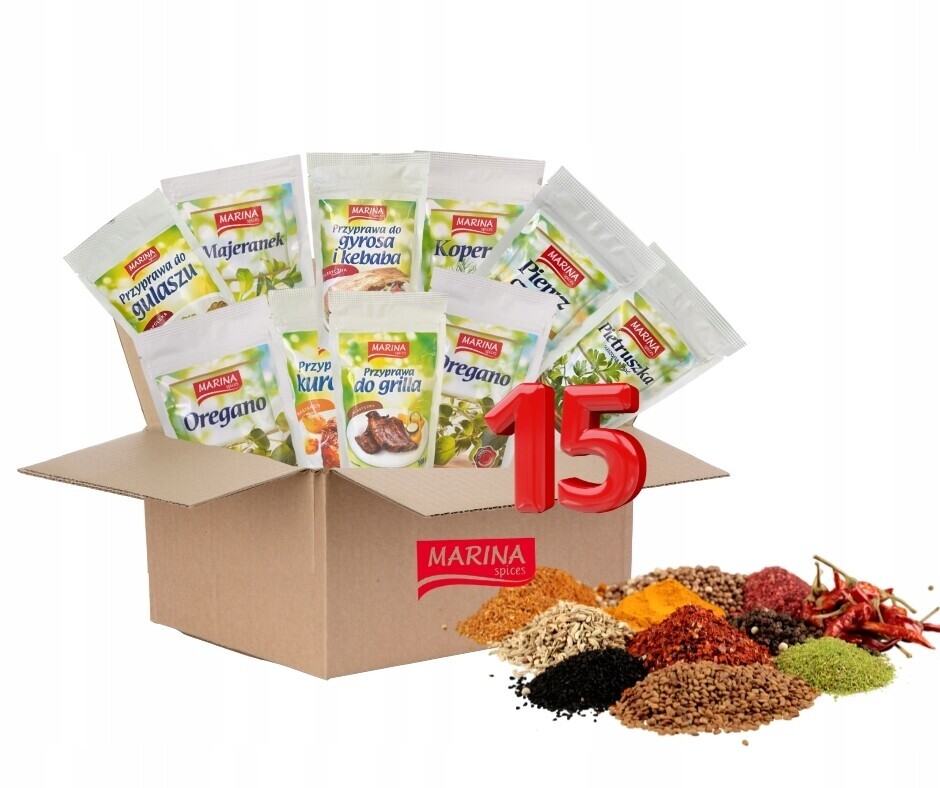 Sada koření Marina 15 kusů Koření Základní sada cena