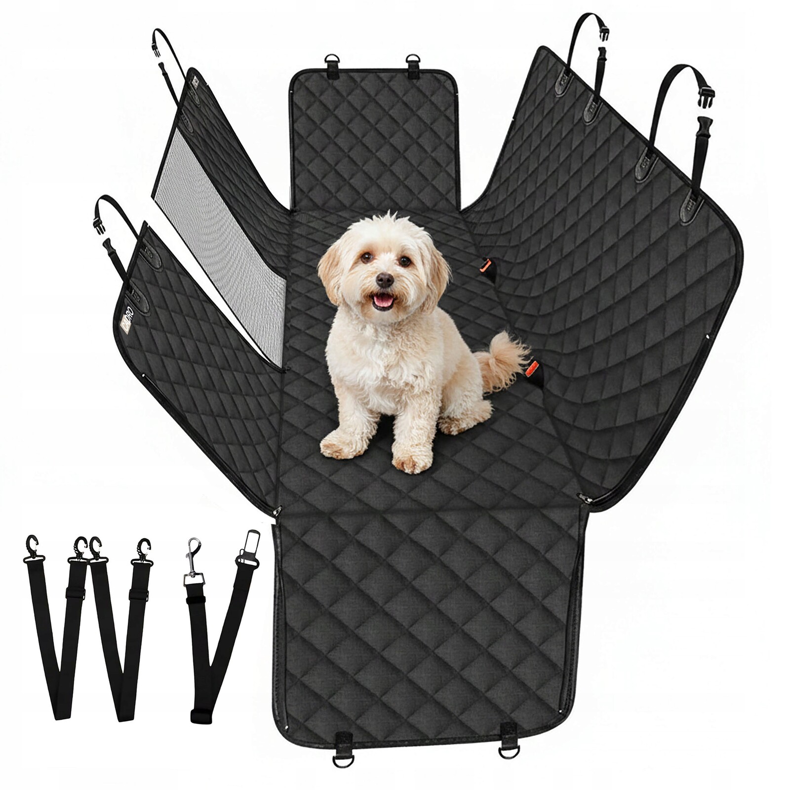 Podložka pro psa do auta, potah na sedadlo do auta, vyztužená