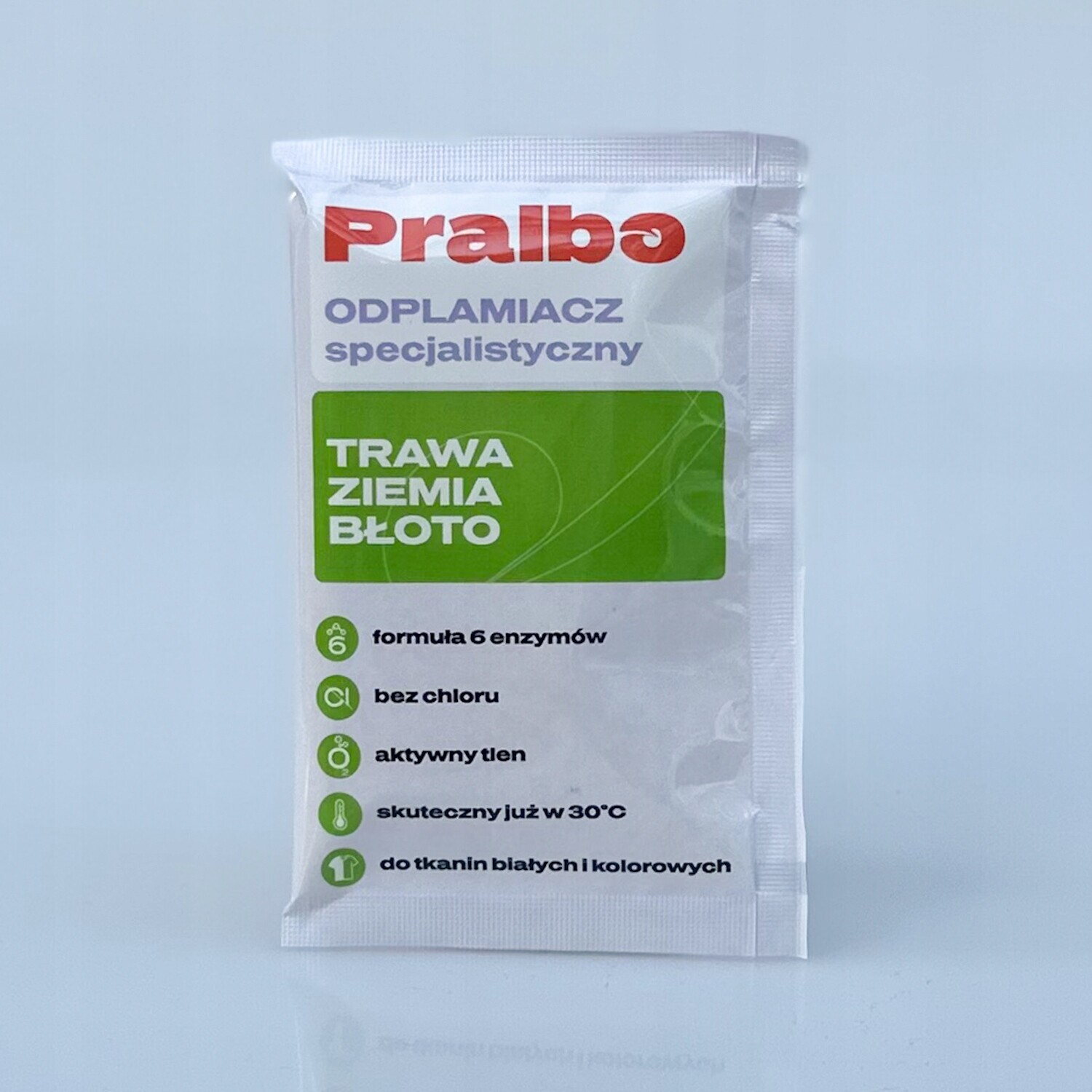 Pralbo 35 g Odstraňovač skvrn Tráva Bahno