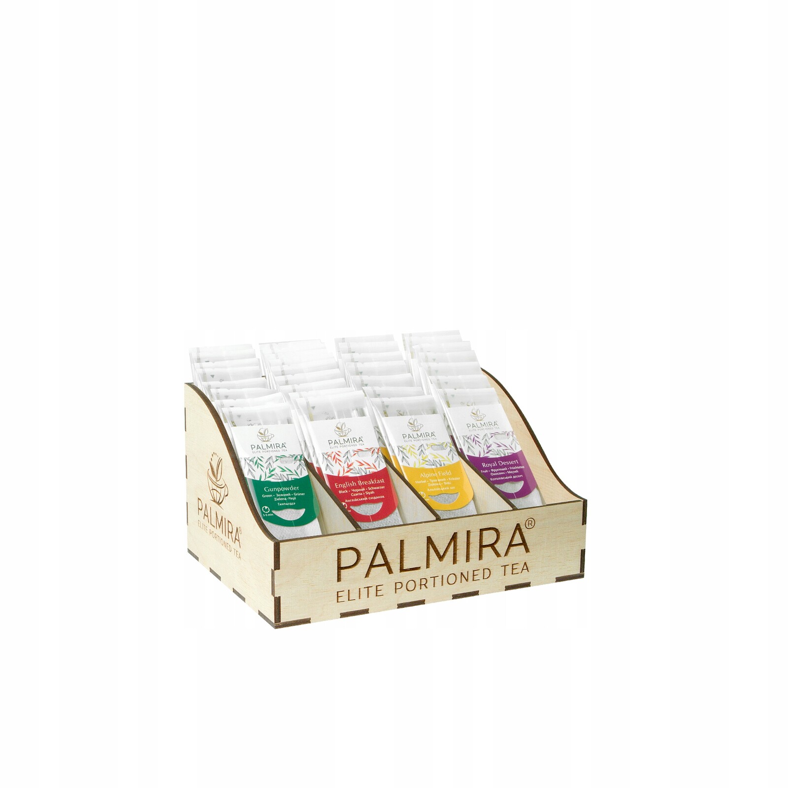 Sada čajů Palmira 4 příchutě expozice Sanoma