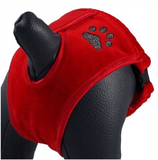 Hárací Kalhotky Pro Feny Ochranné Červené Paw Velikost 5 Grande Finale