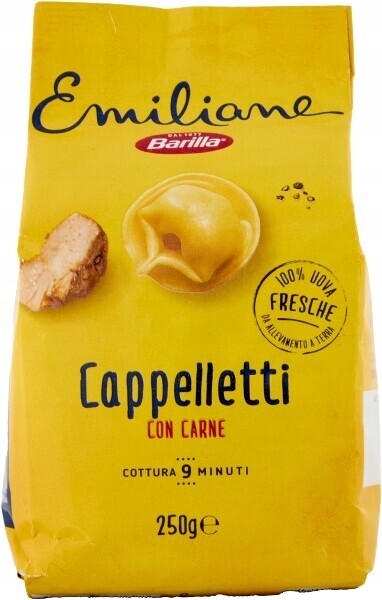 3X Barilla Cappelletti All'uovo Con Carne 250 gr