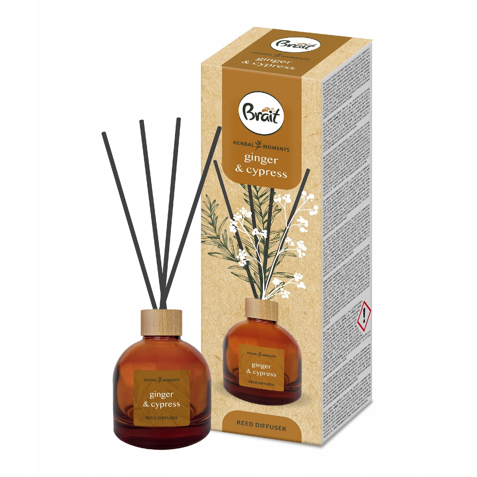 Brait 100 ml tyčinky Ginger Cyprys