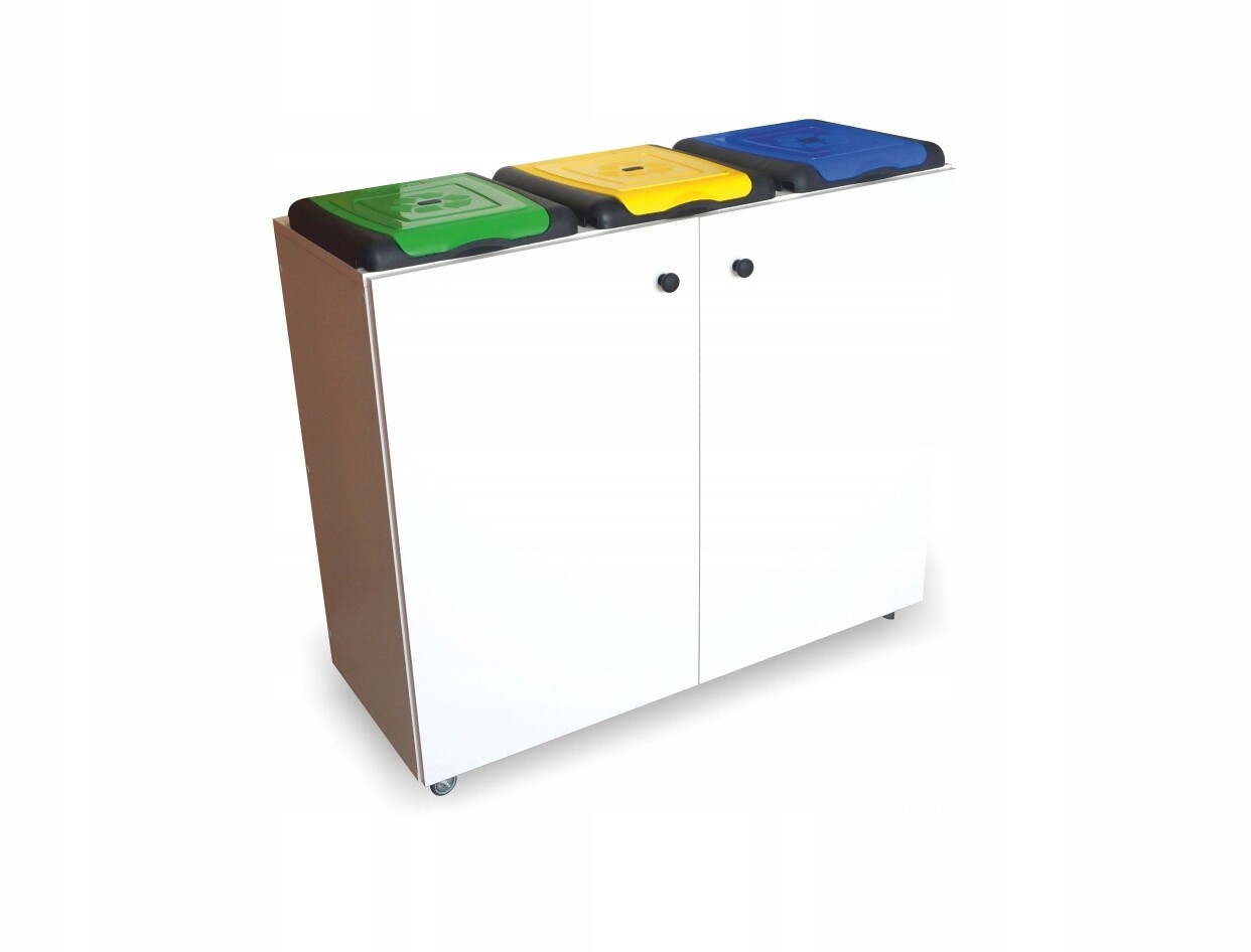 Skříňka/koš na pytle na tříděný odpad ECOselect 3