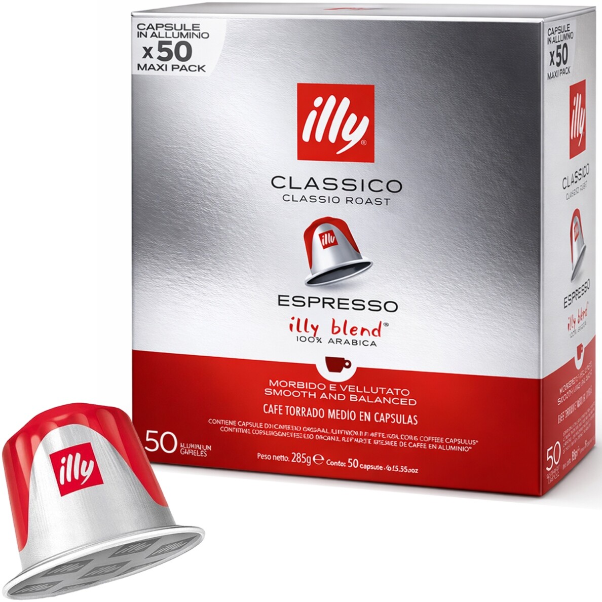 Kapsle Do Kávovaru Illy Classico Arabica Nespresso 50 Ks