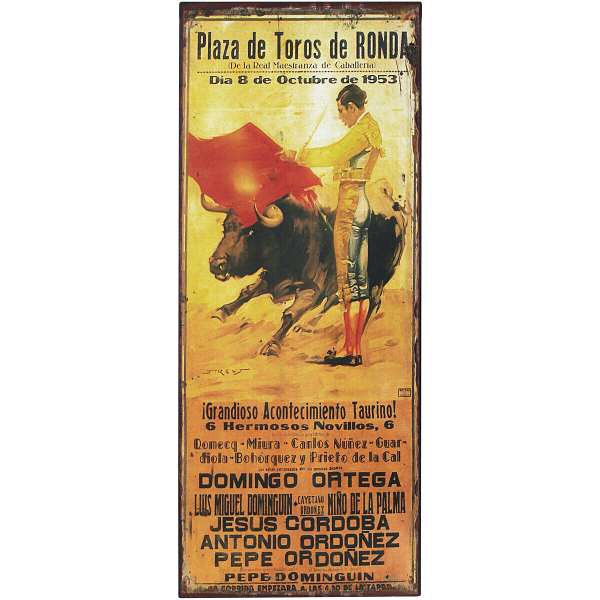 Signes Grimalt  Plakety Na Zdi Býčí Arény  Béžová