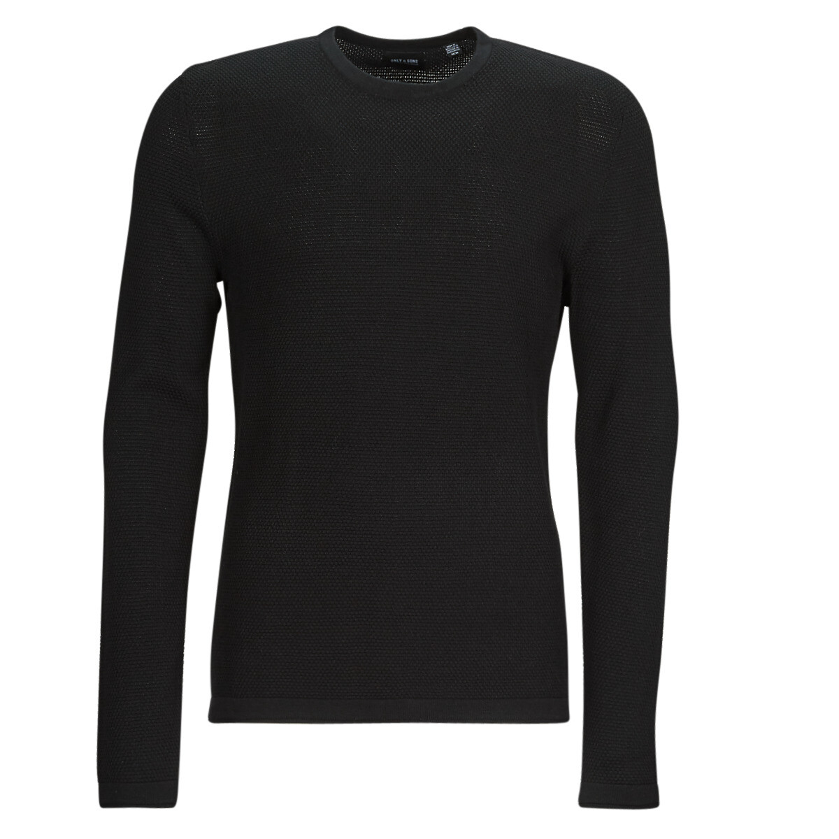 Only & Sons   ONSPANTER REG 12 STRUC CREW KNIT NOOS  Černá