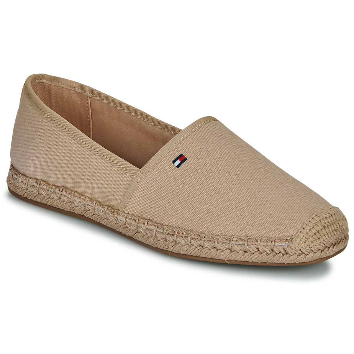 Tommy Hilfiger  FLAG CANVAS ESPADRILLE  Béžová
