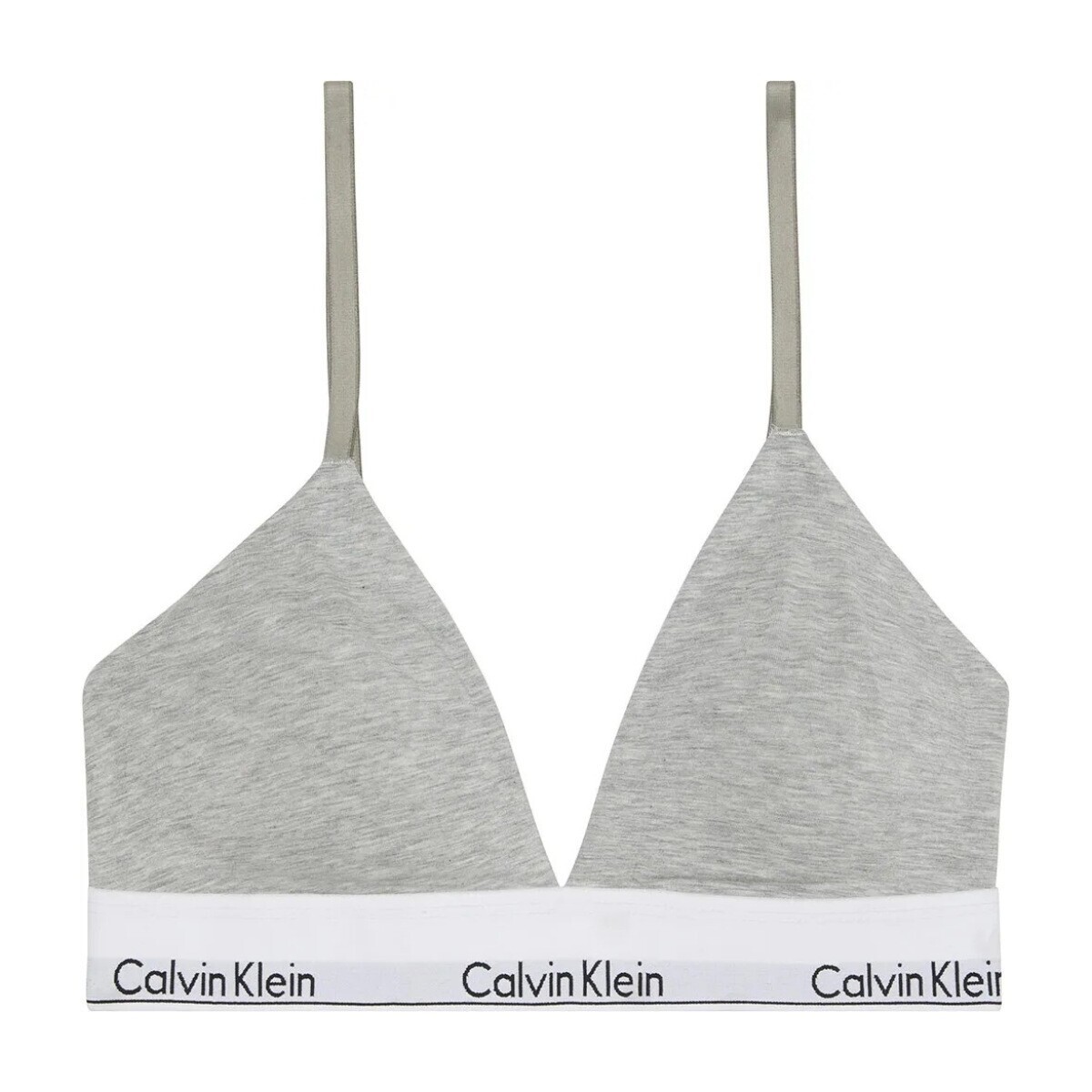Calvin Klein Jeans  LIGHTLY LINED TRIANGLE  Šedá