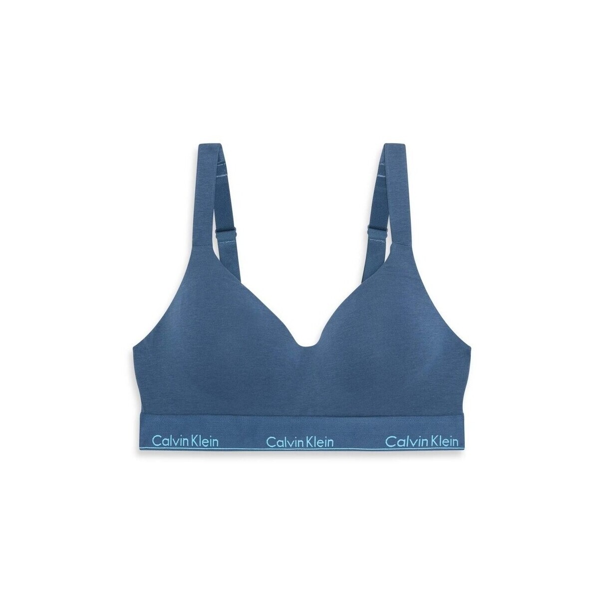 Calvin Klein Jeans  LIFT BRALETTE ICON COTTON MODAL  Modrá