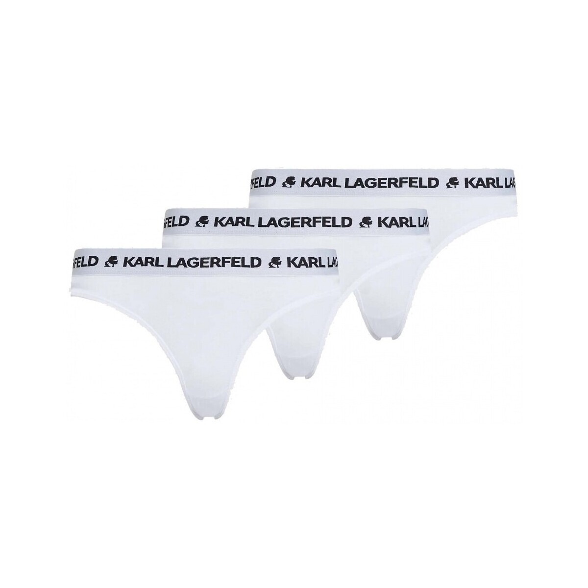 Karl Lagerfeld  LOGO BRIEF 3P  Bílá