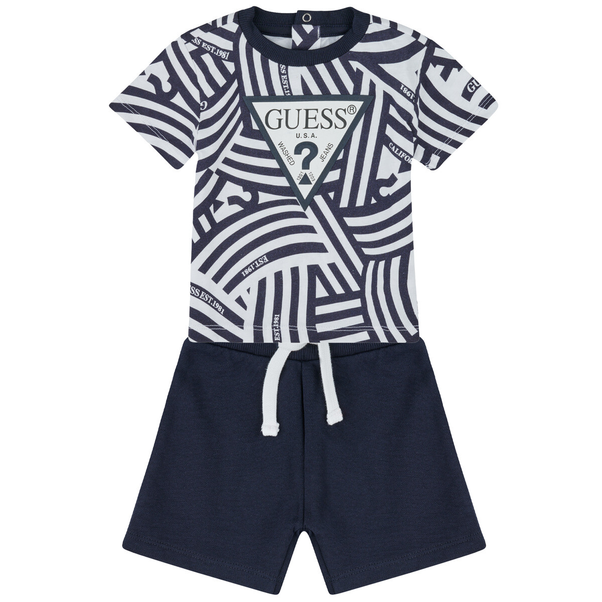 Guess  SS T SHIRT ACTIVE ENSEMBLE  ruznobarevne