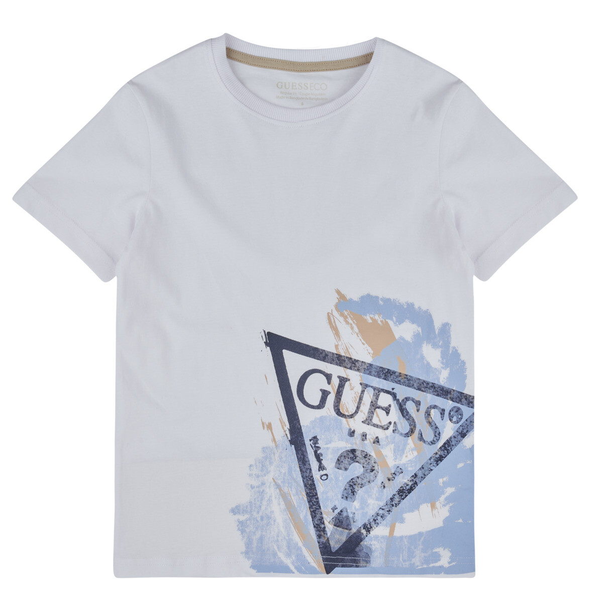 Guess  ORGANIC COTTON JERSEY  Bílá