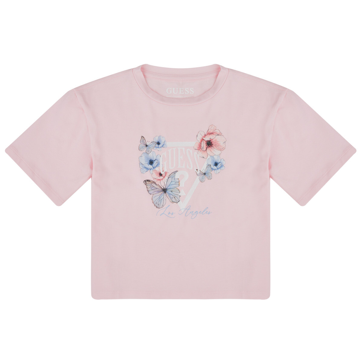 Guess  MIDI SS T SHIRT  Růžová