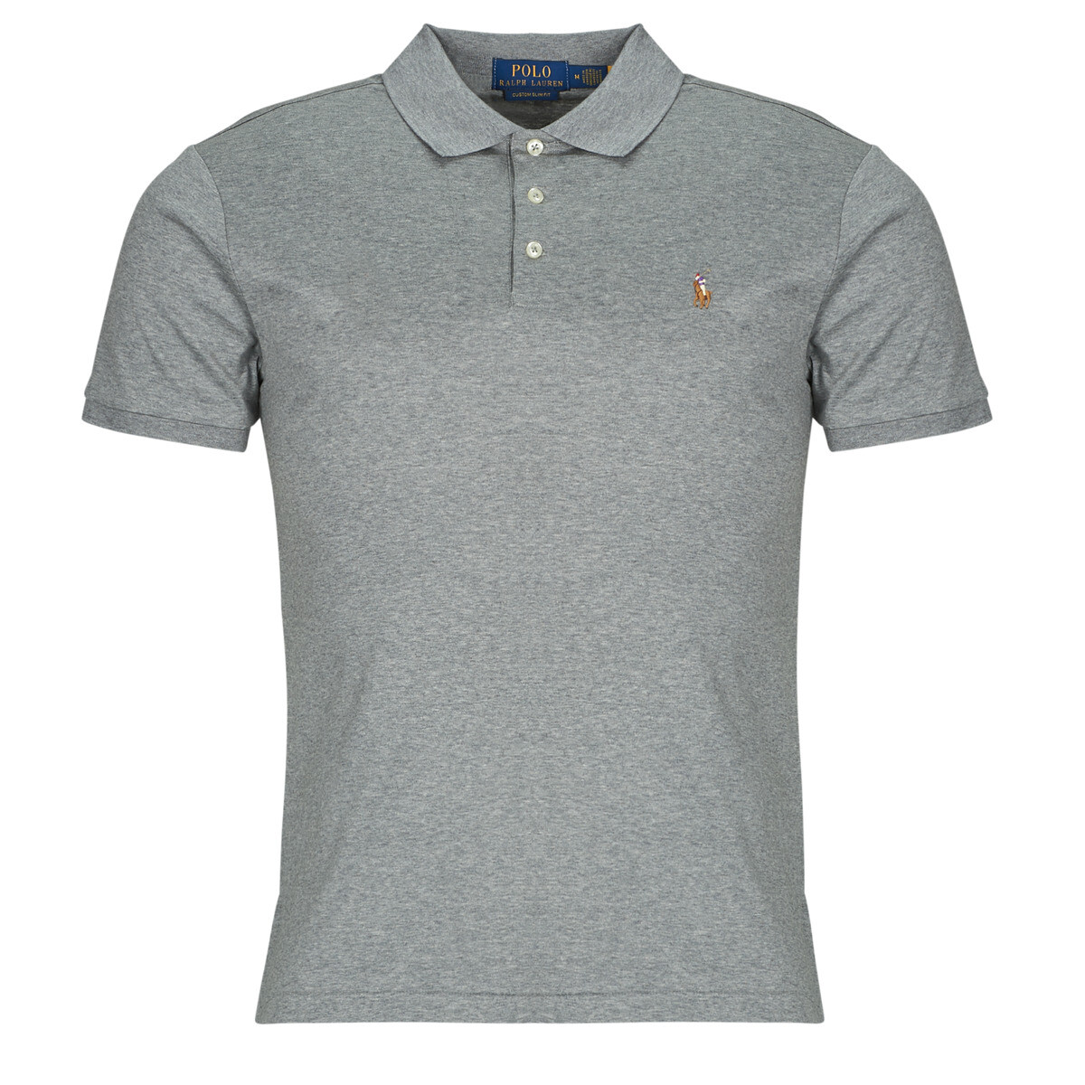 Polo Ralph Lauren  POLO COUPE DROITE EN PIMA COTON  Šedá