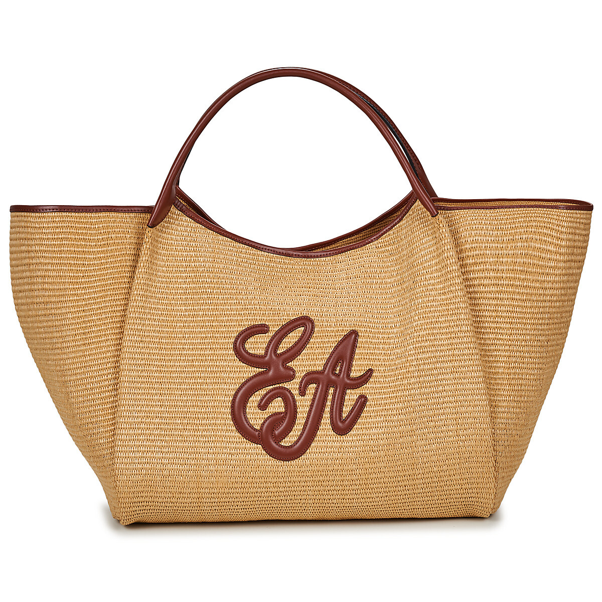 Emporio Armani  SHOPPING STRAW L  Béžová