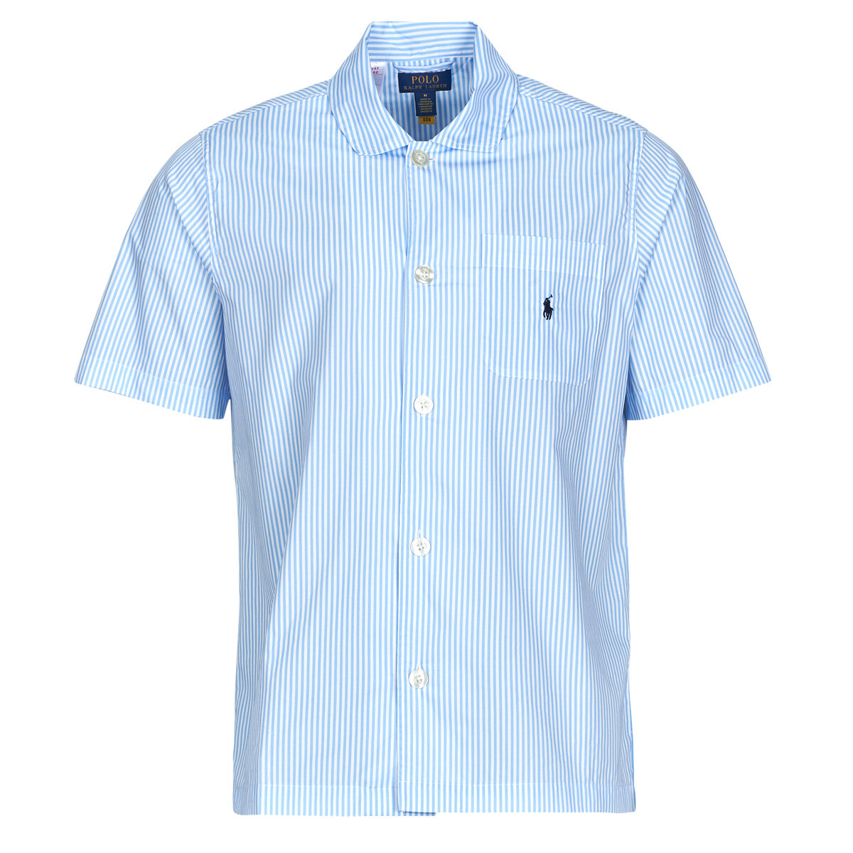 Polo Ralph Lauren  COTTON-SLEEP-TOP  Modrá