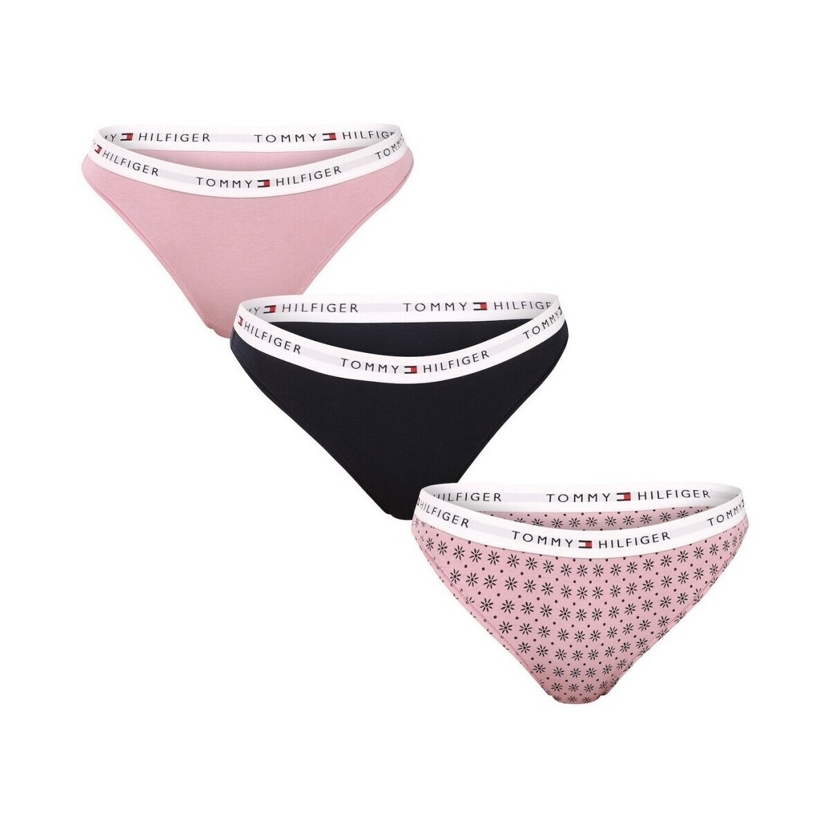 Tommy Hilfiger  3 PACK BIKINI (EXT. SIZE)  ruznobarevne