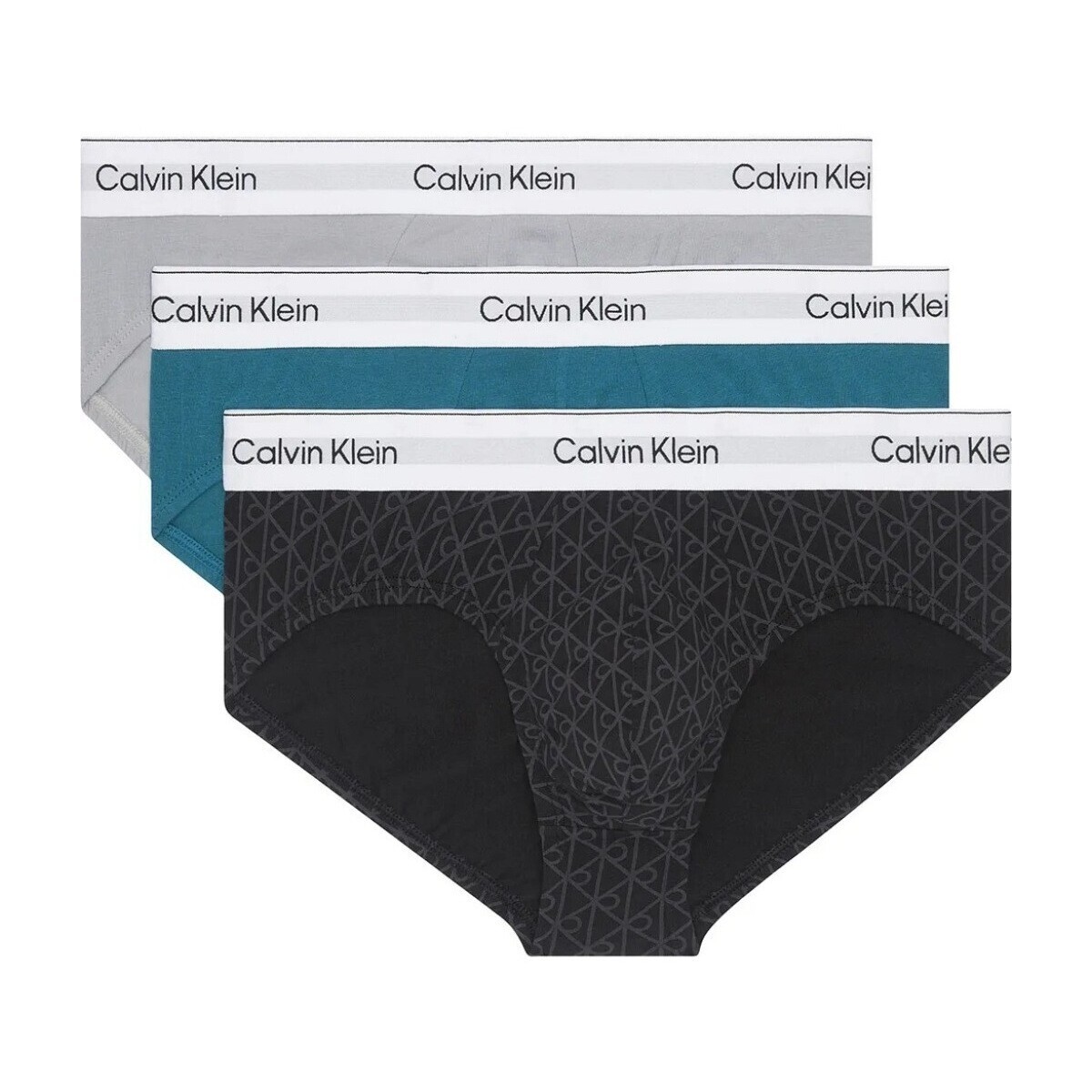 Calvin Klein Jeans  HIP BRIEF 3PK  ruznobarevne