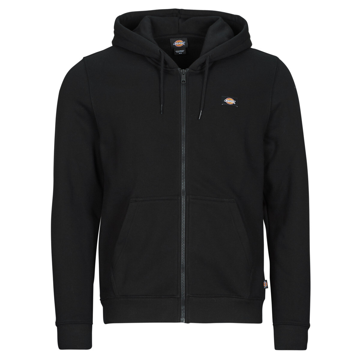 Dickies  OAKPORT ZIP HOODIE BLACK  Černá