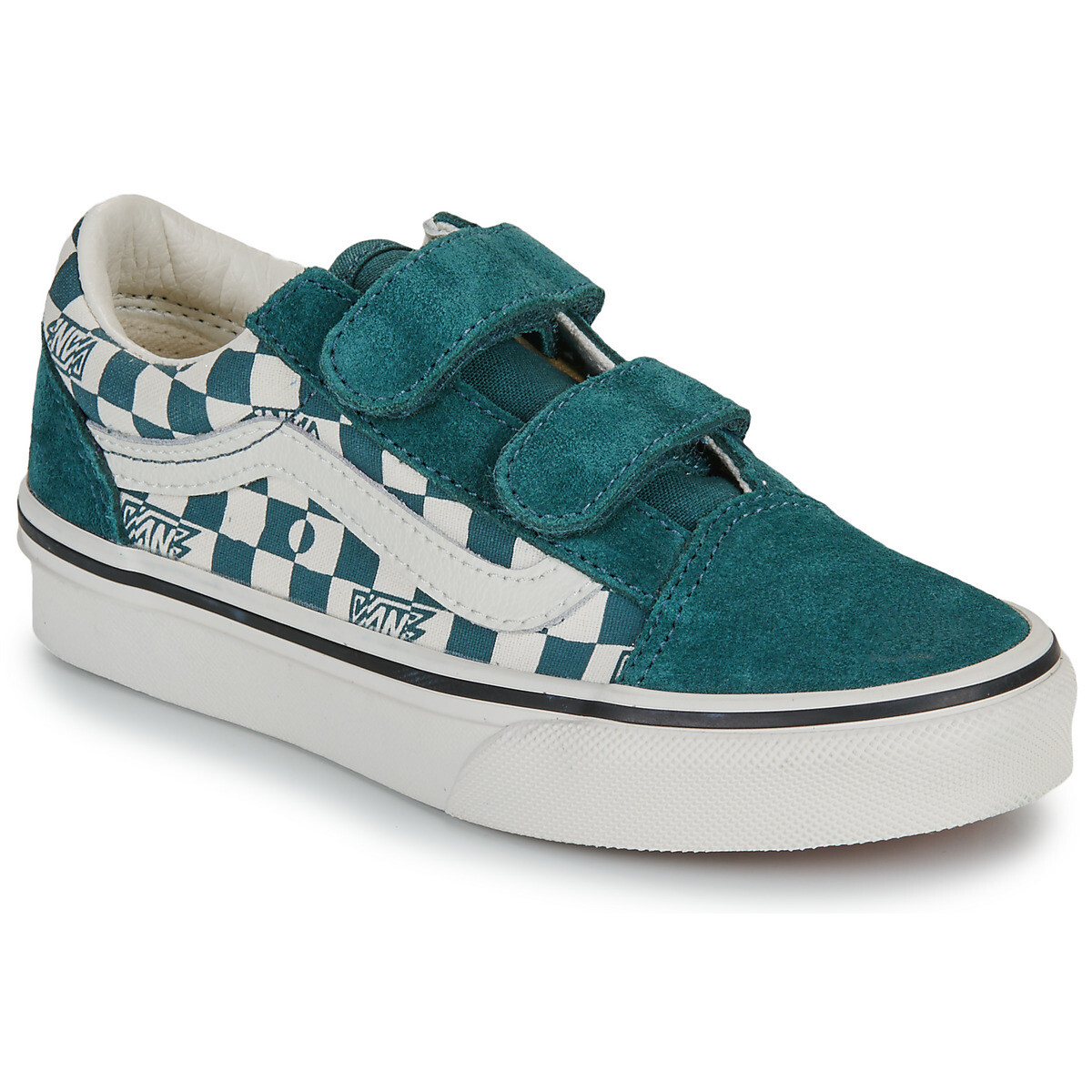 Vans  Old Skool V GEO CHECK Mystic Moss  Zelená
