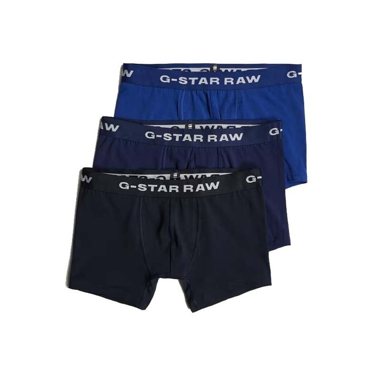 G-Star Raw  BOXER BRIEFS 3 PACK  Modrá