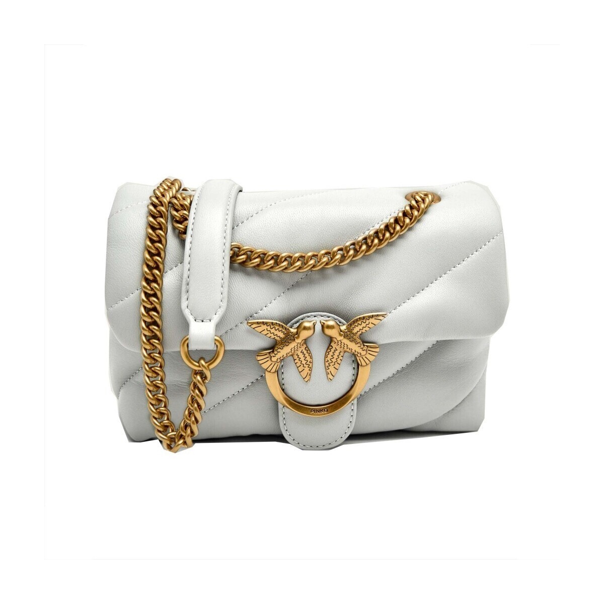 Pinko  LOVE MINI PUFF CL SHEEP  Šedá