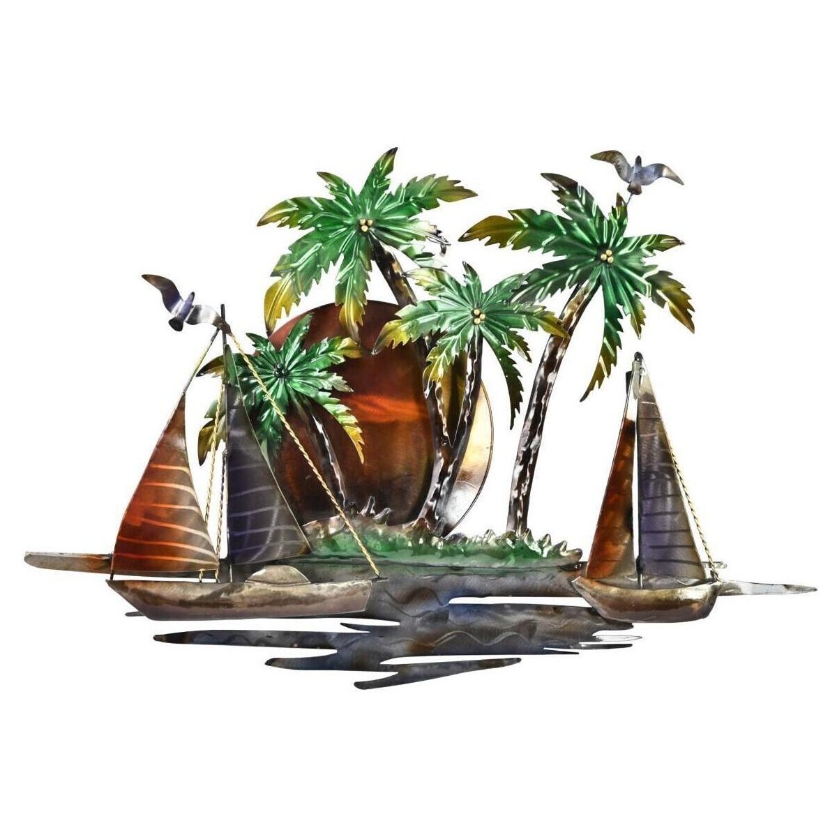 Signes Grimalt  Dekorace Na Stěnu S Ostrovem  Zelená