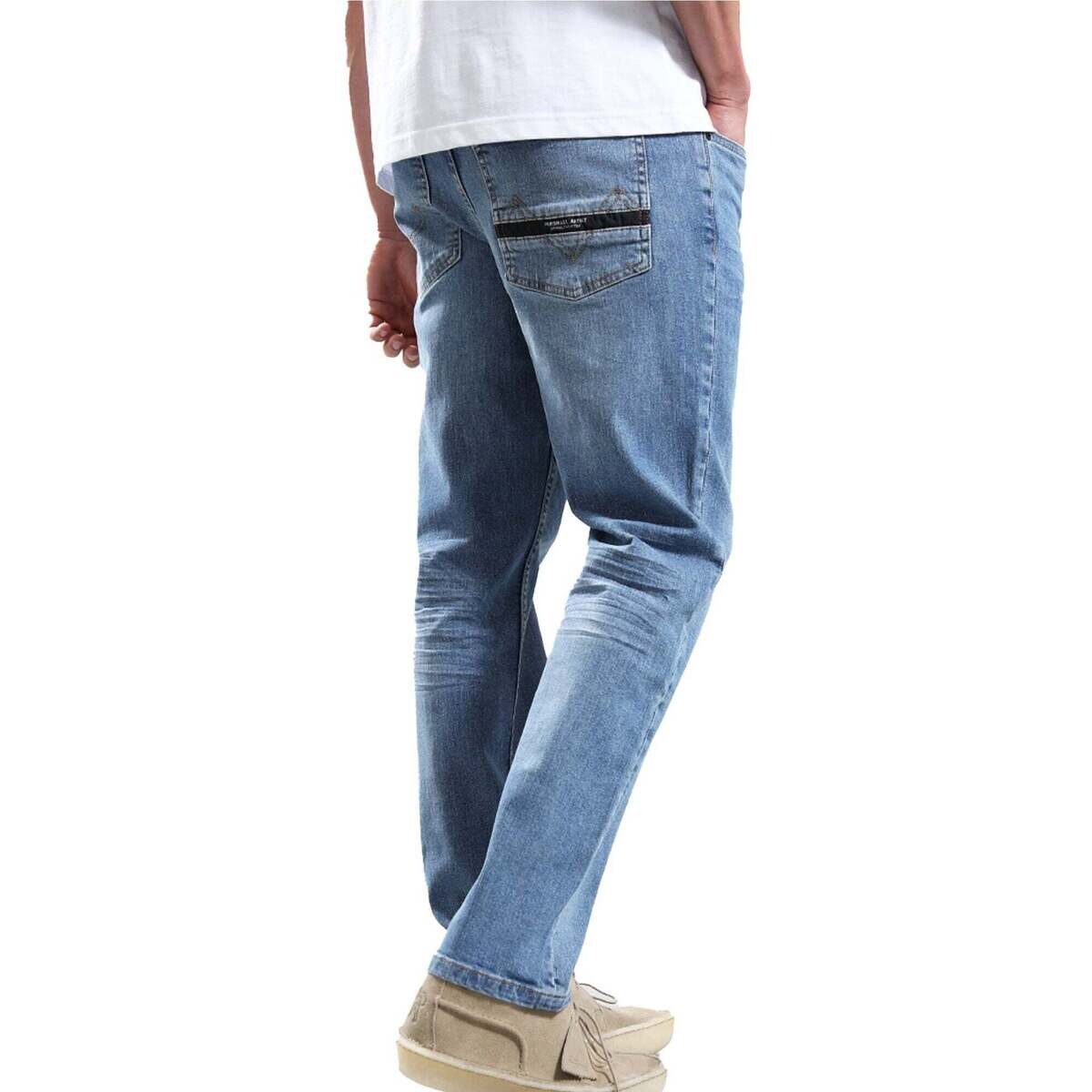 Marshall Artist  Marshall Fit Denim Jeans Stone Wash  Modrá