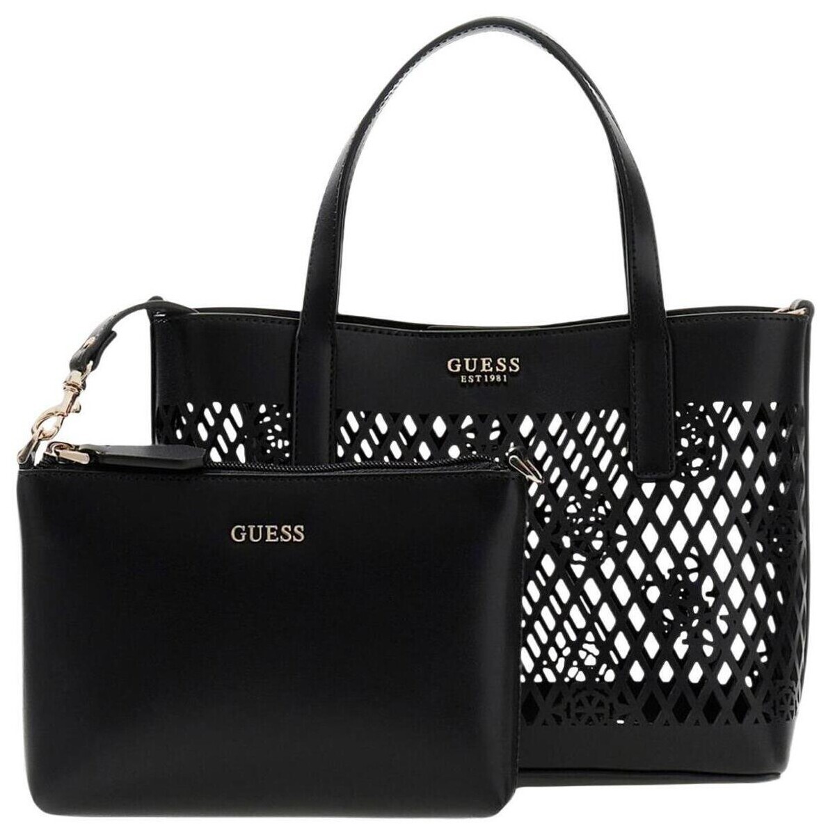 Guess  LETTY 2 IN 1 MINI TOTE HWPG99 11750  Černá