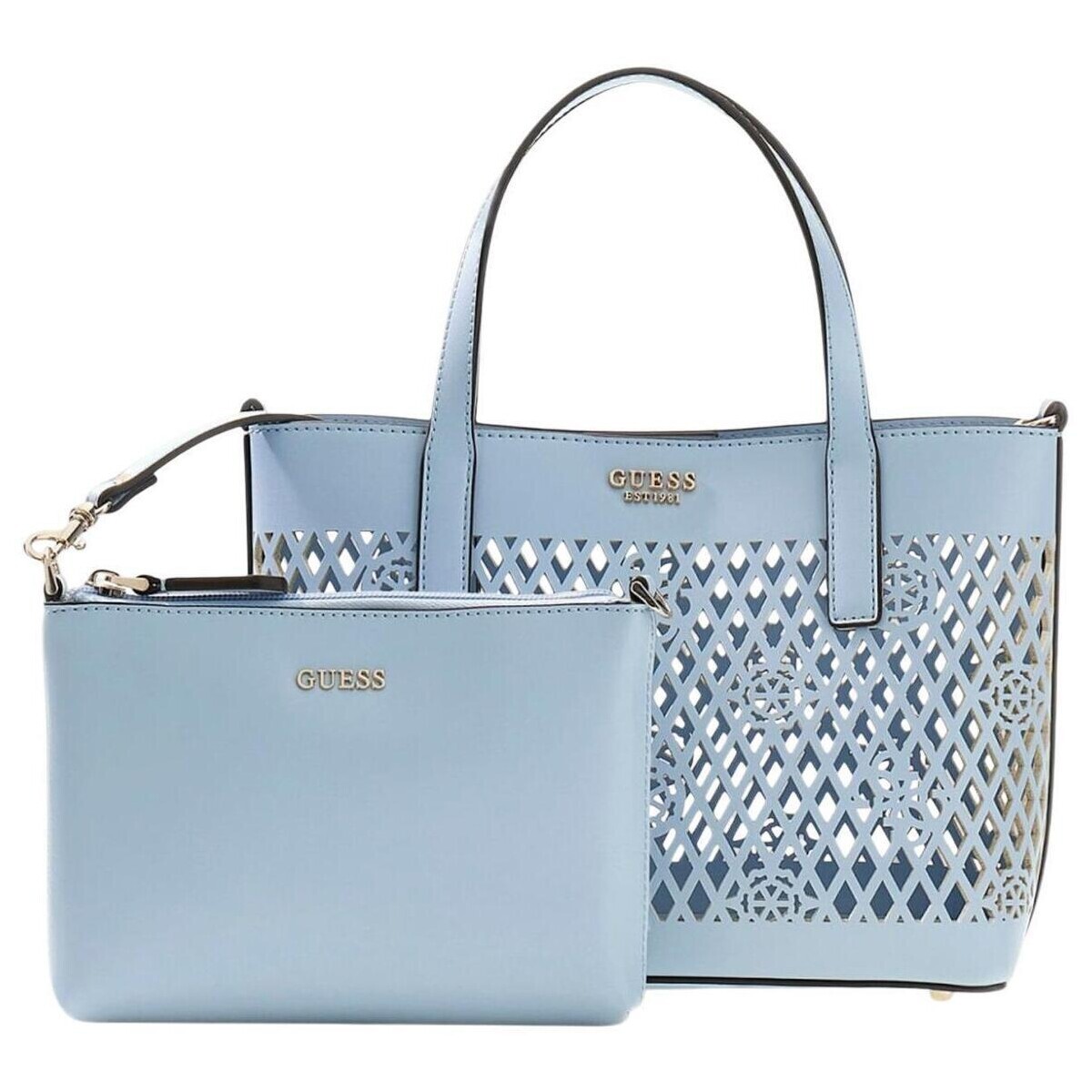 Guess  LETTY 2 IN 1 MINI TOTE HWPG99 11750  Modrá