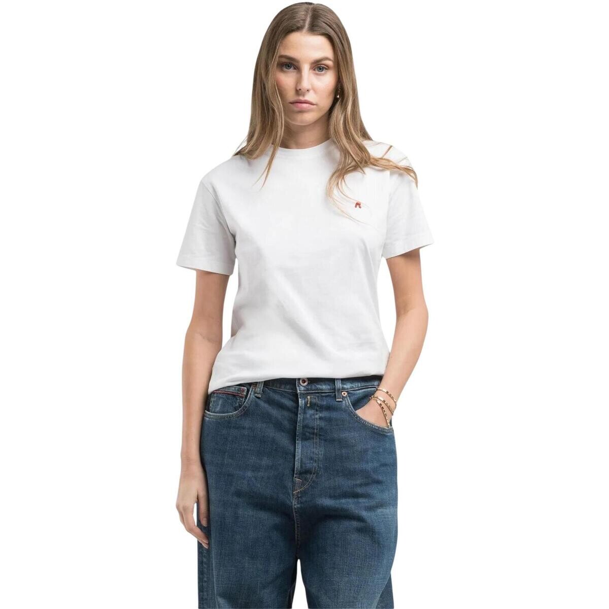 Replay  REGULAR W3566B.000.2660  Bílá