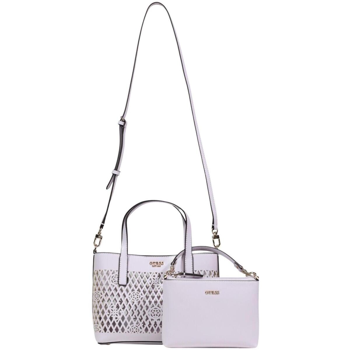 Guess  LETTY 2 IN 1 MINI TOTE HWPG99 11750  Fialová