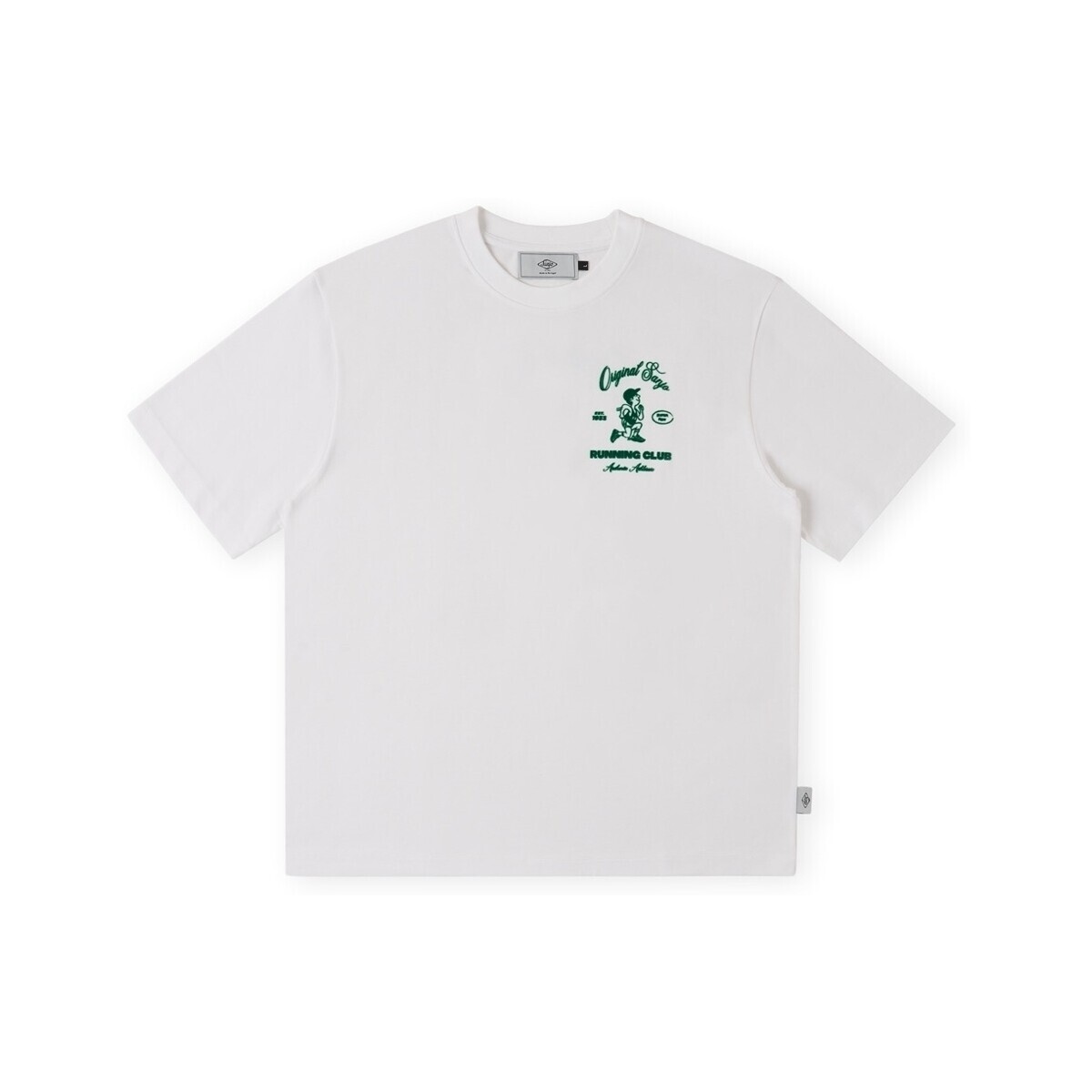 Sanjo  Running Club T-Shirt - White  Bílá