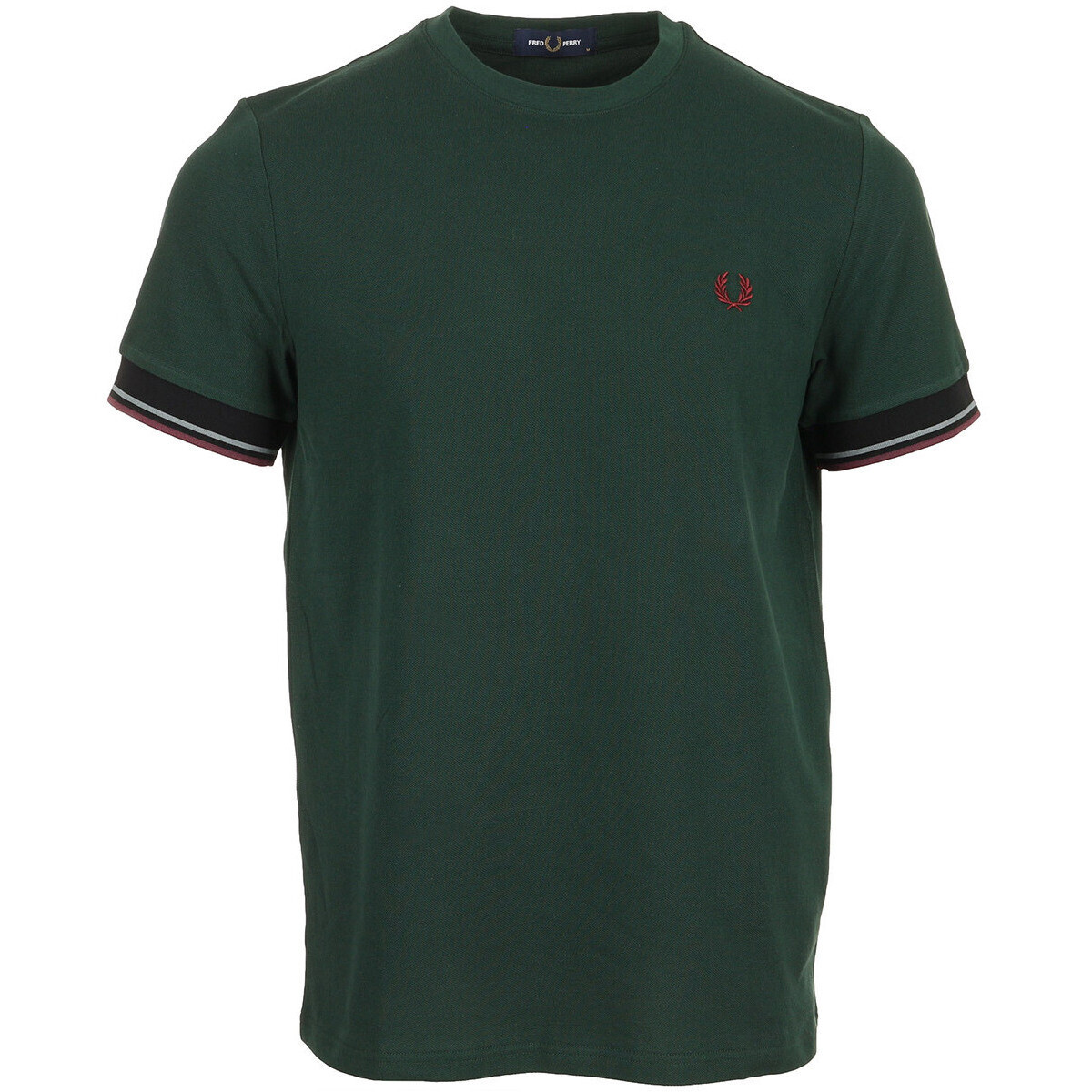 Fred Perry  Twin Tipped Cuff  Zelená